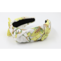 New Design knotted with 3D butterfly embroidery knotted butterfly headband